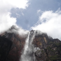 Wodospad Salto Angel, górna tego prawdziwego cudu natury. fot. Marcin Plewka