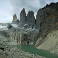 Szczyt Torres del Paine w całej okazałości - zdobyty:)