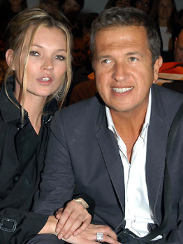 Mario Testino i Kate Moss - jego ulubiona modelka/ fot. Wikipedia